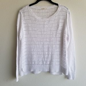 Eileen Fisher Petite | loose weave sweater | PL